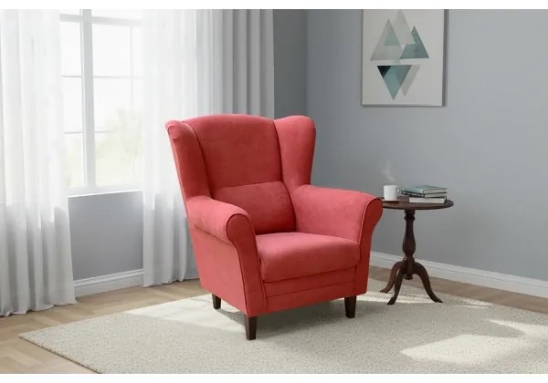 Fotoliu cu aripi GALA roșu