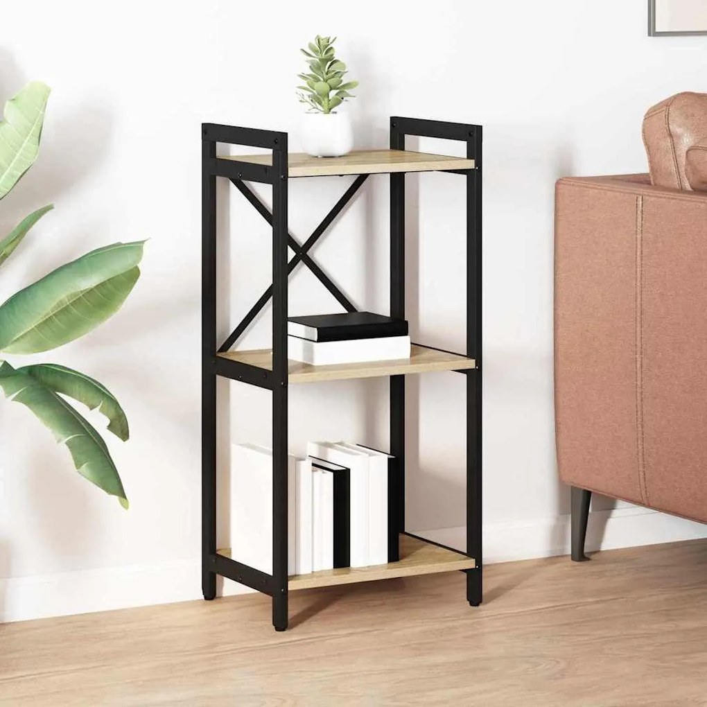 vidaXL Bibliotecă Stejar sonoma 40 x 30 x 83 cm Lemn compozit