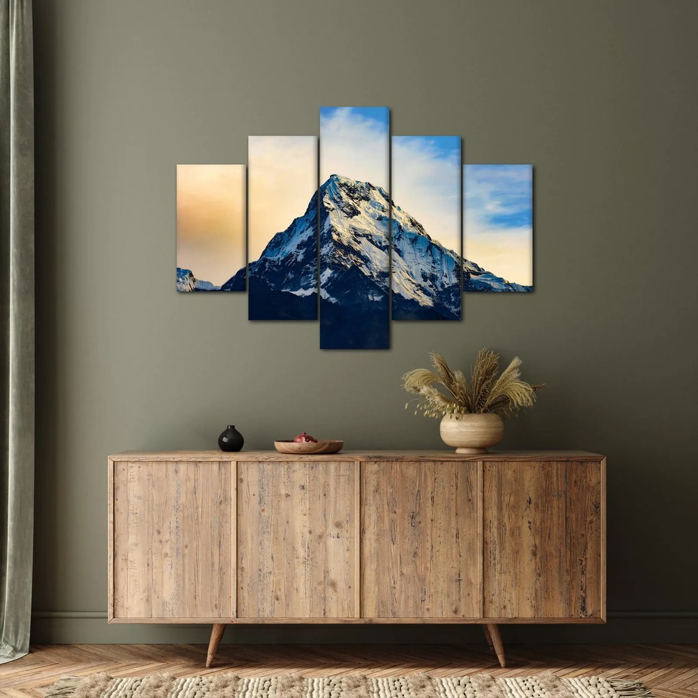 Tablou cu munții înzăpeziți, Nepal (150x105 cm)