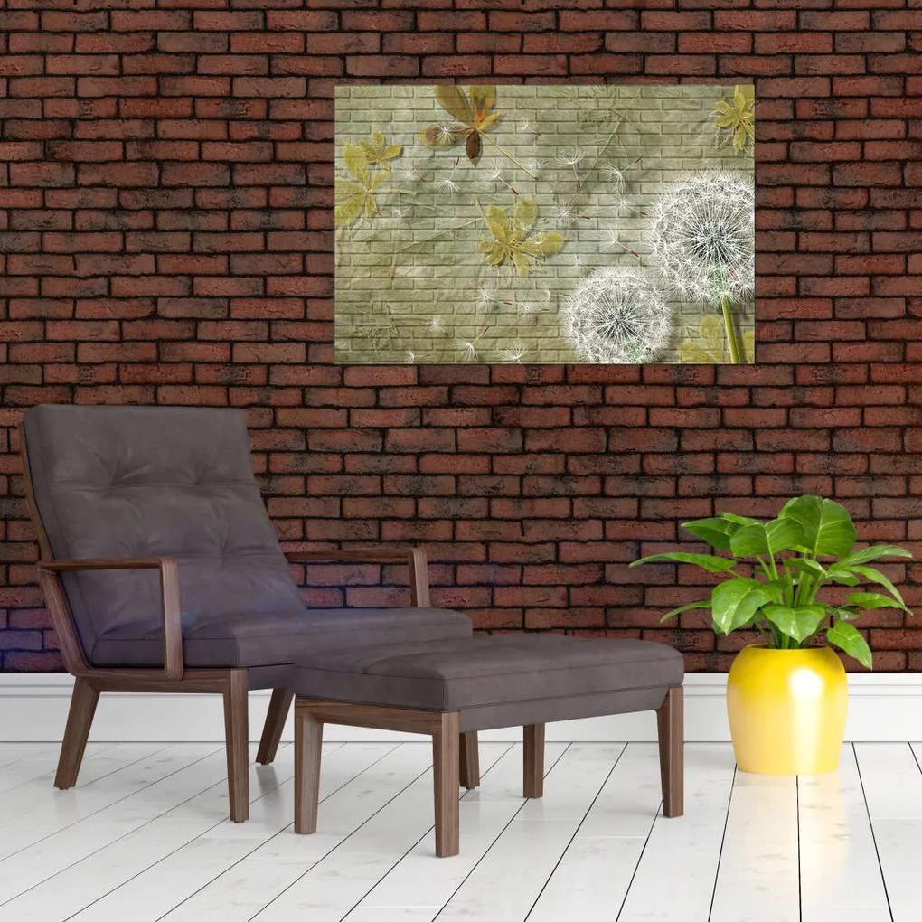 Tablou - Păpădii suflate de vânt (90x60 cm)