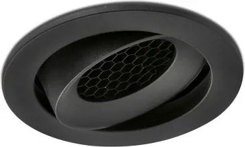 Spot LED incastrat directionabil IP44 KIVI negru 7W 2700K