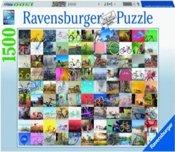 PUZZLE 99 BICICLETE, 1500 PIESE - RAVENSBURGER (RVSPA16007)