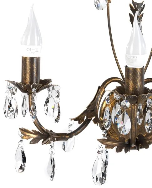 Aplică TERESA 3xE14/6W/230V bronz ONLI