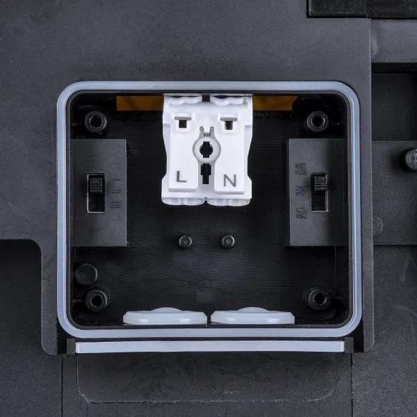 Plafonieră LED dimabilă Solight WO820 LED/18W/22W/26W/230V 3000/4000/6500K IP65 negru