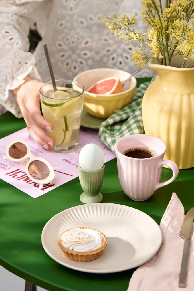 Bol galben din ceramica pentru musli MYNTE LEMONADE