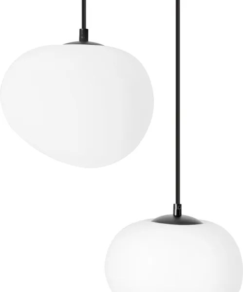 BRILAGI - Lustru suspendat pe cablu PEBBLES 3xE27/40W/230V negru
