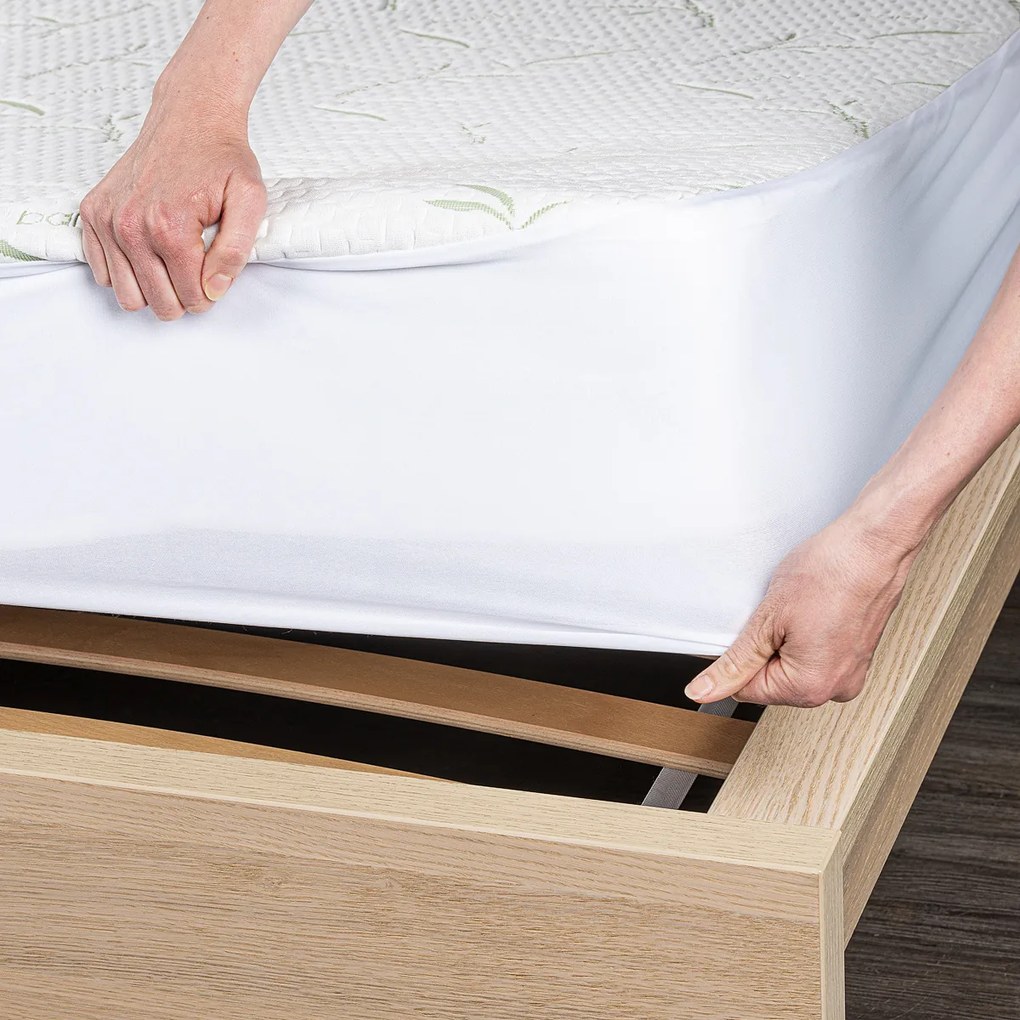 Protecție saltea 4Home Bamboo cu bordură, 160 x 200 cm