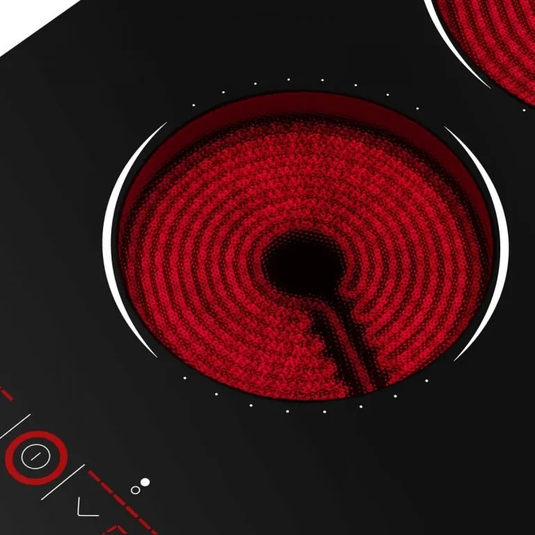 JAGO Plită ceramică din sticlă, 1200/1800 W