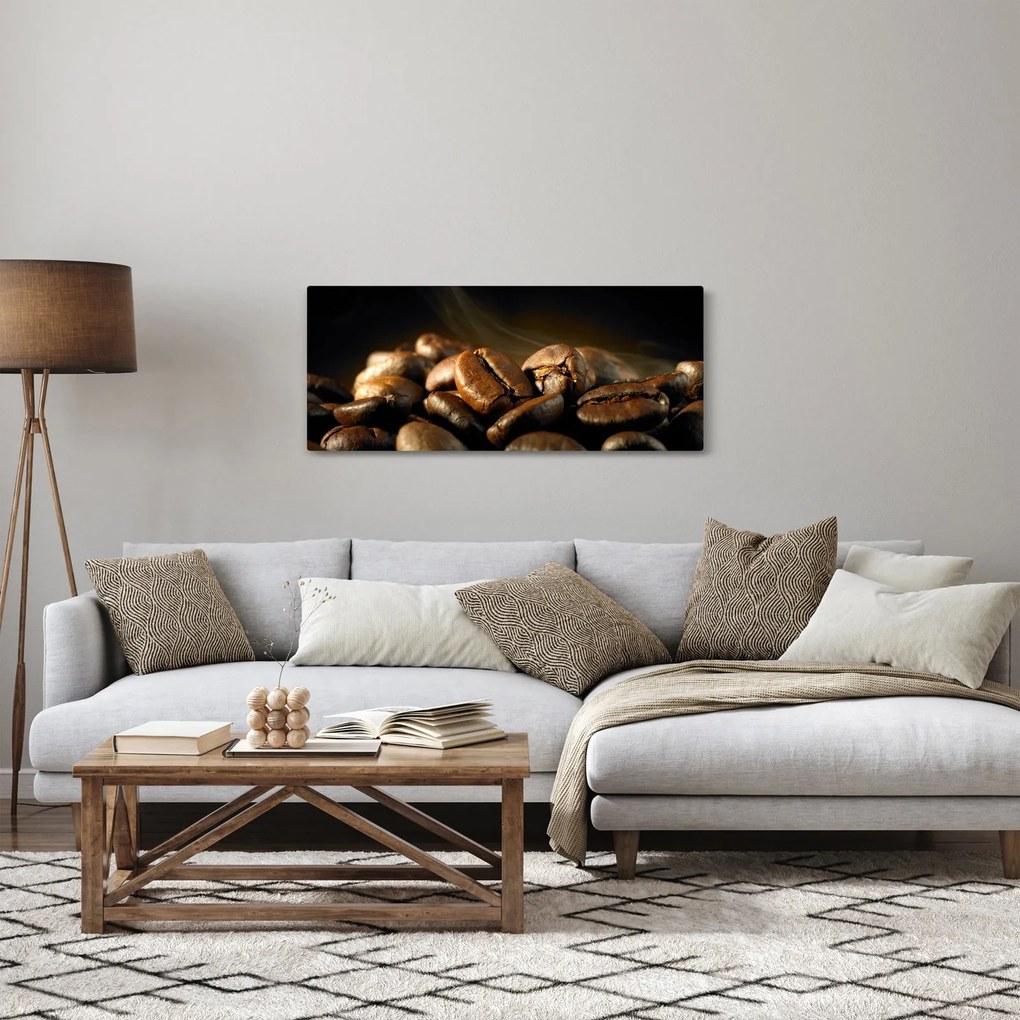 Tablou - Boabe de cafea (120x50 cm)