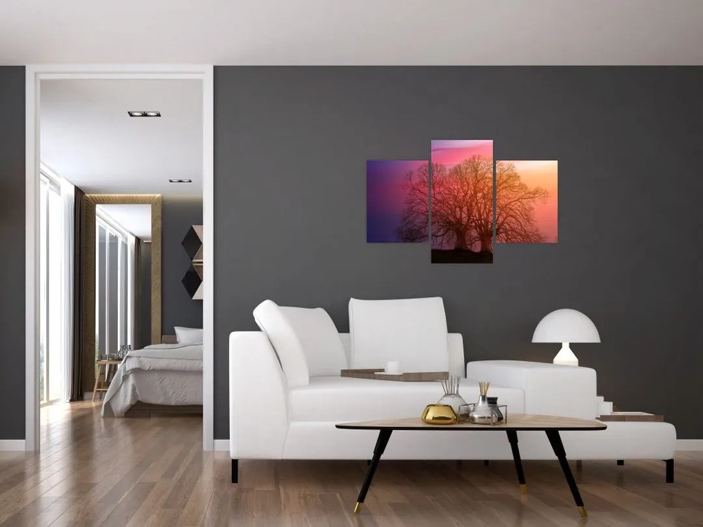 Tabloul pomilor în ceață (90x60 cm)