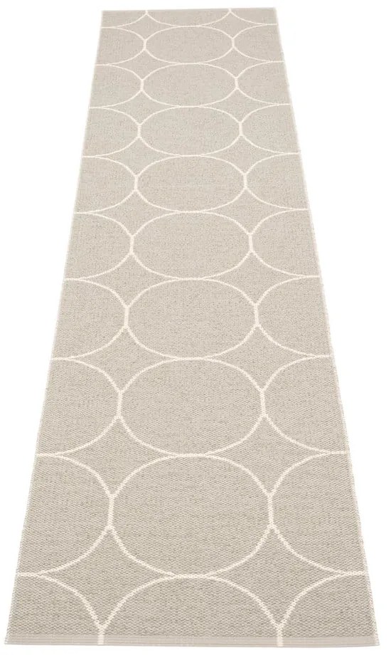 Covor tip traversă pentru interior și exterior crem 70x300 cm Boo Linen – Pappelina