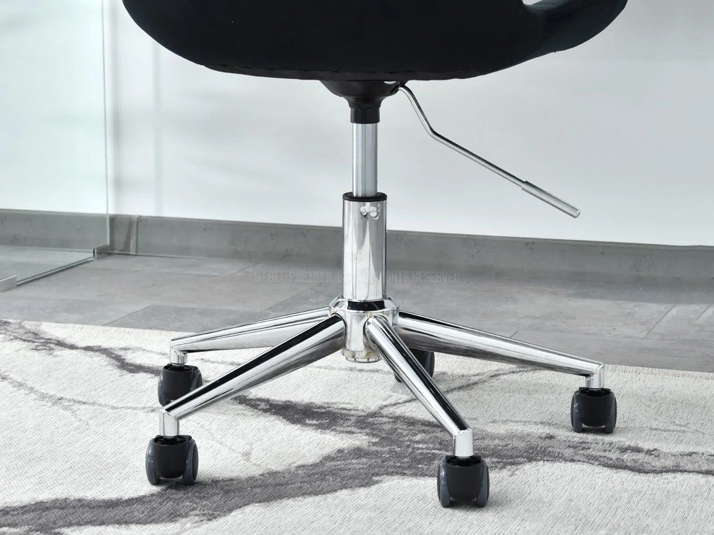Scaun Eleanor (negru + crom). 1110005