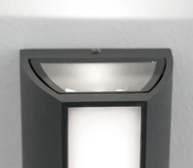 Aplica LED de perete exterior, protectie IP65, Mood antracit