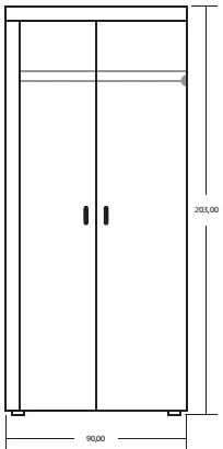 Dulap de haine Manie 1. 746051