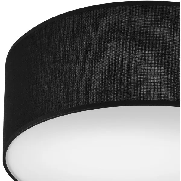 Plafonieră SIRJA 1xE27/60W/230V, pr. 35 cm, negru