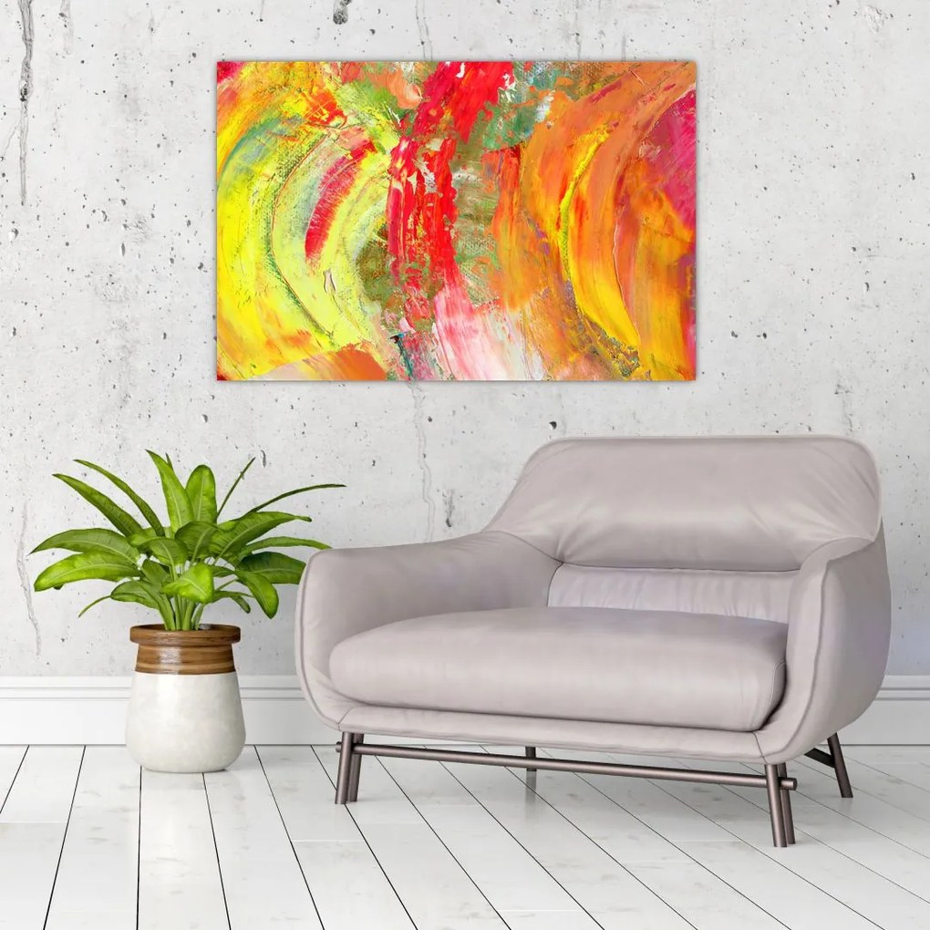 Tablou cu abstracție- pictura (90x60 cm)