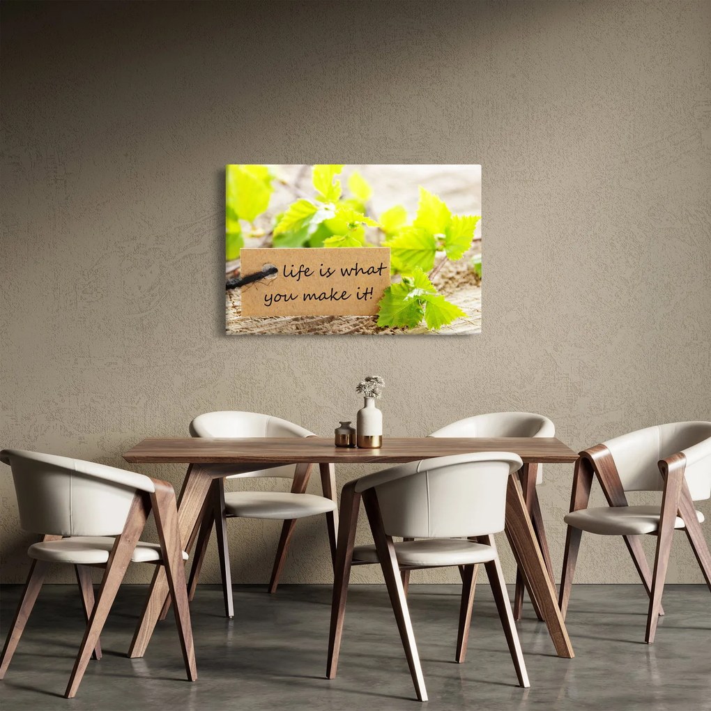 Tablou - Citat (90x60 cm)