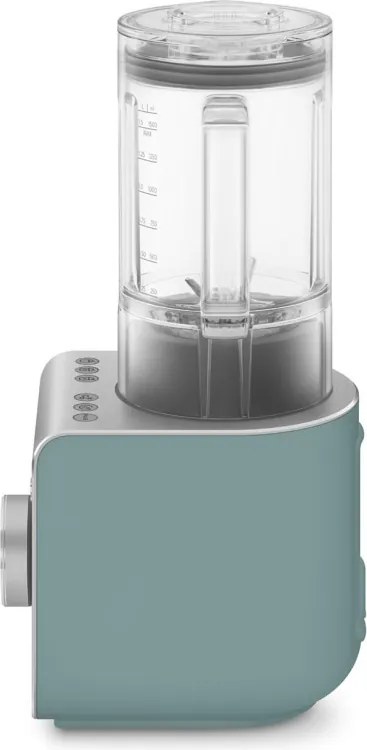 Blender Smeg Collezione BLC02EGMEU, 1400 W, 1,5 l, 22 000 rpm, 5 programe, 9 viteze, Măcinare gheață, Oțel inoxidabil, Verde smarald/Inox