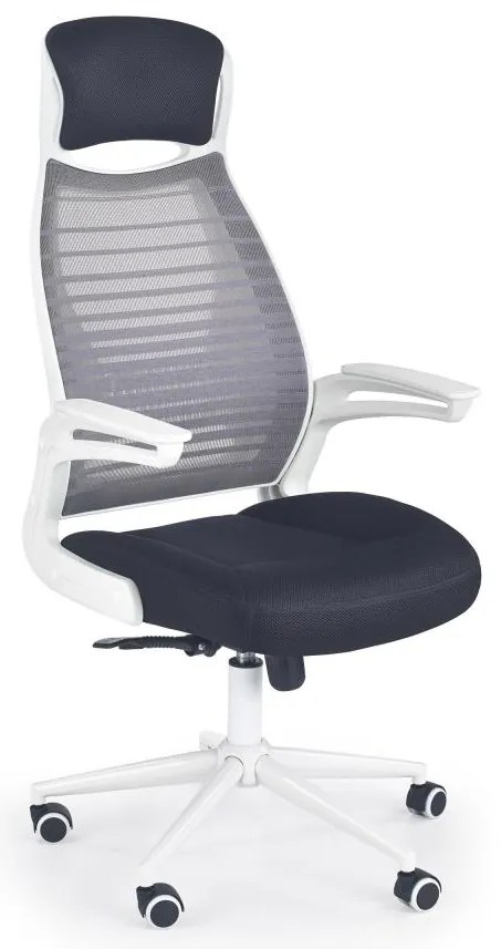 Scaun de birou TURI negru/alb/gri