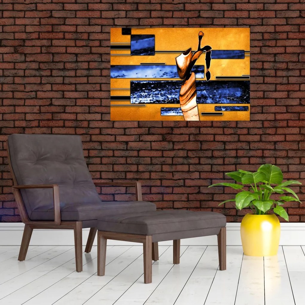 Tablou picturii abstracte (90x60 cm)
