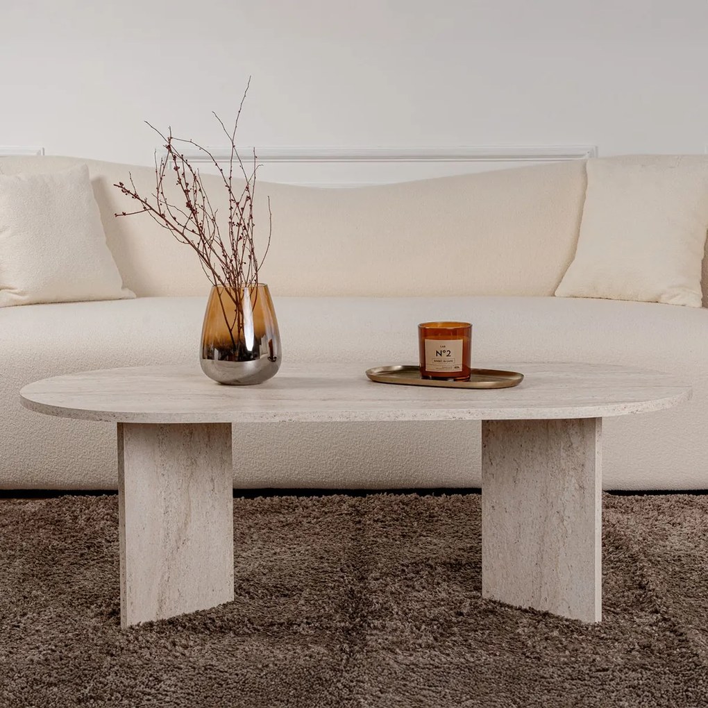 Masă de cafea Sable Travertine
