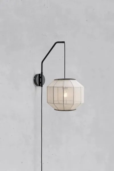 Markslöjd 108957 - Aplica de perete ASUKA 1xE27/60W/230V crem/negru