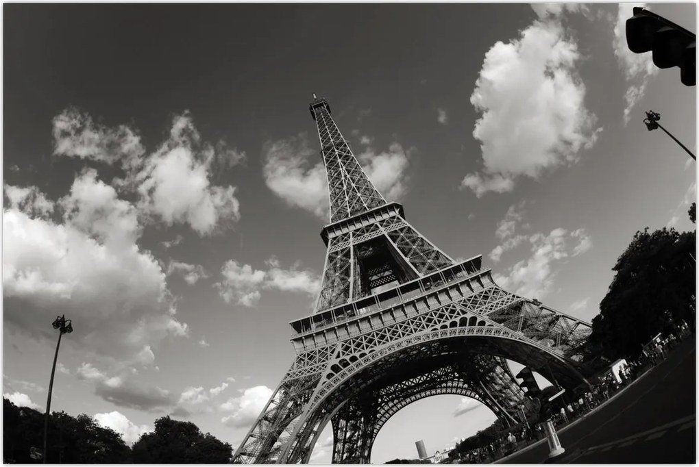 Tablou - Turnul Eiffel din Paris (90x60 cm)