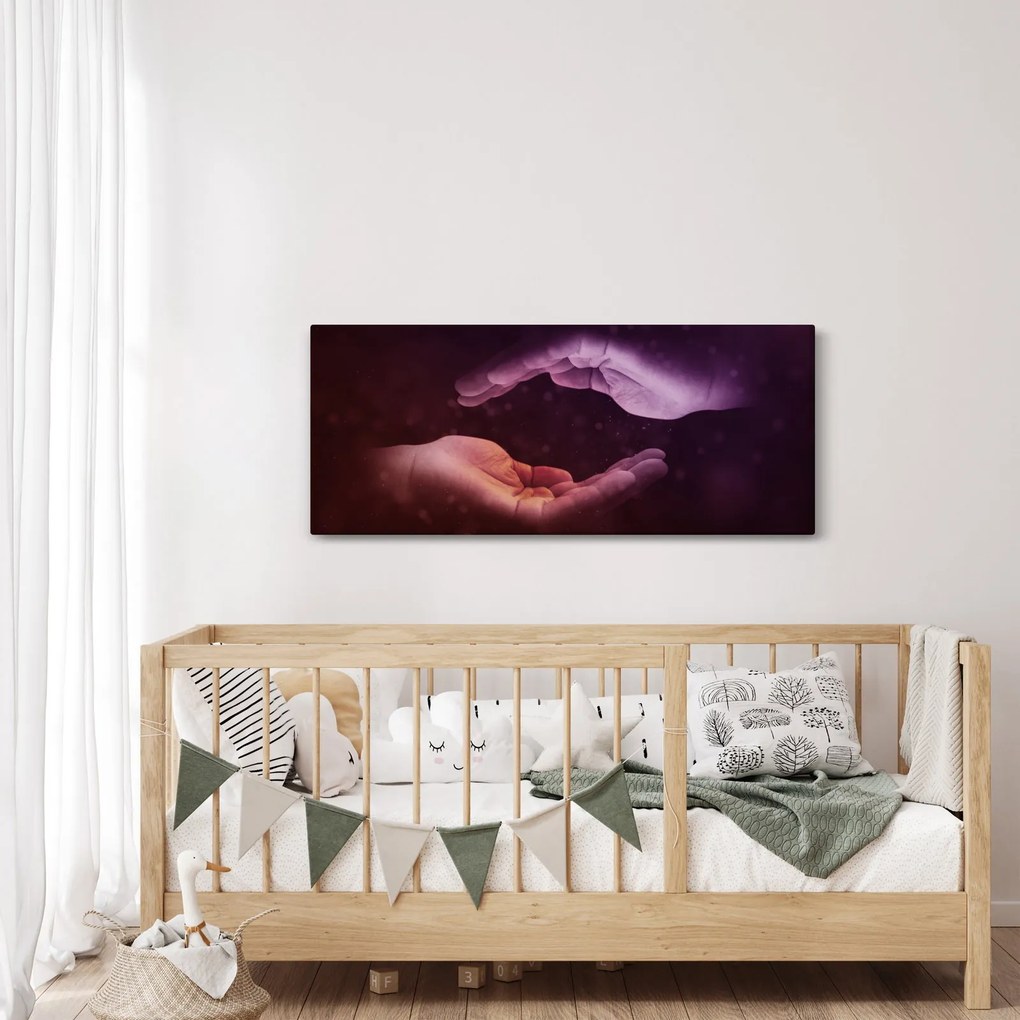 Tablou cu mâini (120x50 cm)