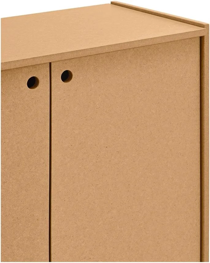 Comodă în culoare naturală 197x80x40 cm Wally – Teulat