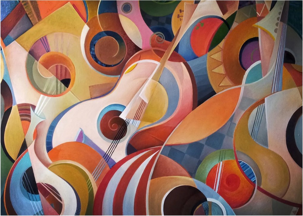 Tablou - Abstract muzical (70x50 cm)