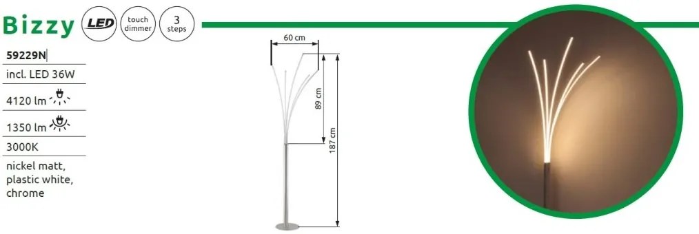 Lampadar LED design modern BIZZY
