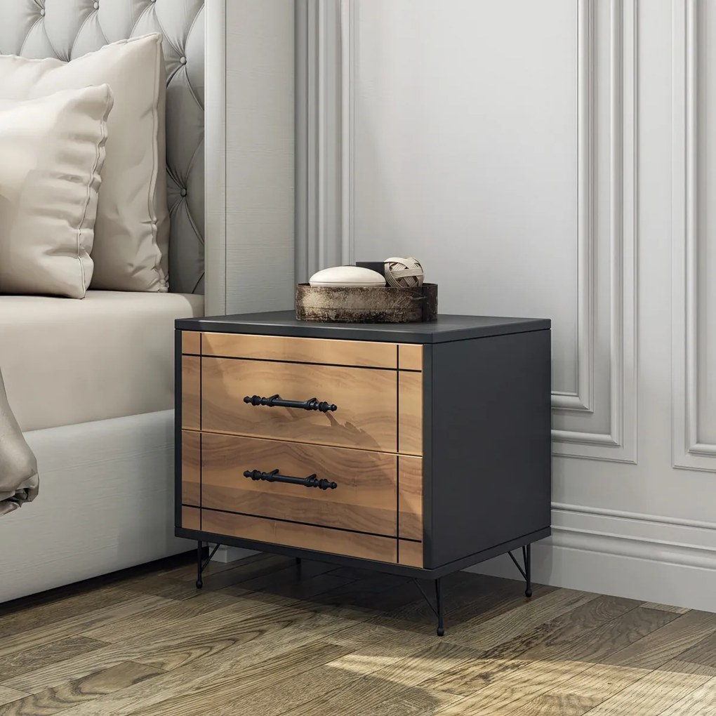Masă de noapte Noapte Walnut