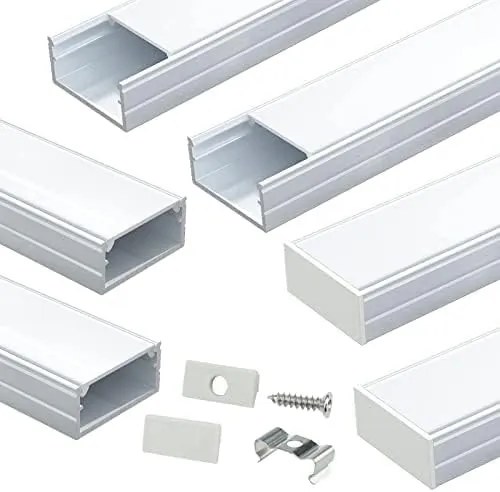 Profil LED Aplicat Inovator, Lungime 2m, Alb – O Alegere Premium pentru Iluminat Stilat și Durabil