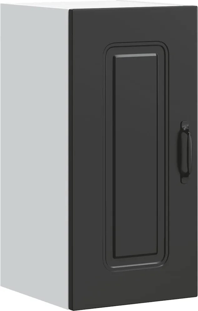 vidaXL Dulap de bucătărie „Kalmar” lemn prelucrat negru