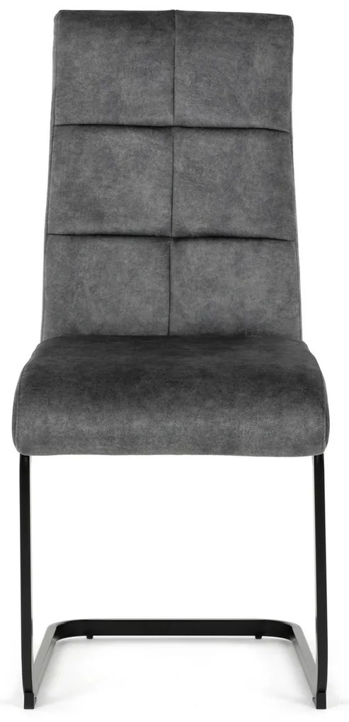 Set de scaune de sufragerie Vintage DCL-D1275GREY4, 4 buc