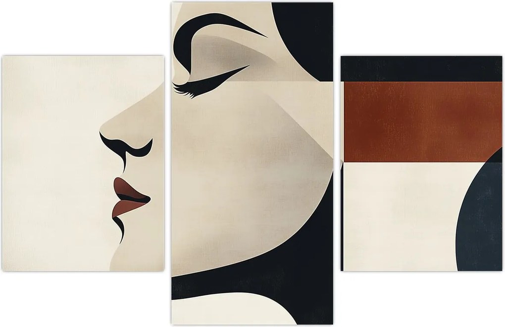 Tablou - Femeie din profil (90x60 cm)