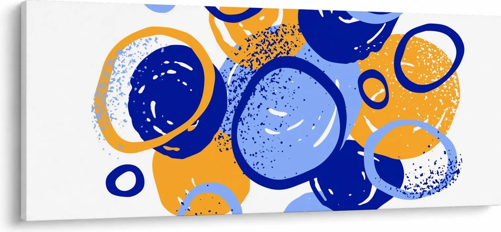 Tablou - Motiv luminos cu cercuri (120x50 cm)