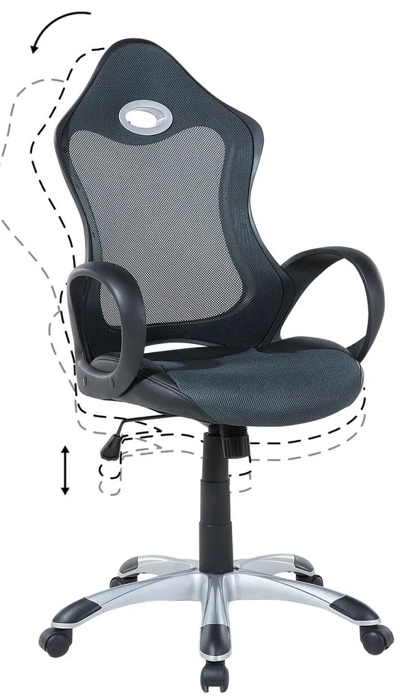 Scaun de birou Isit (verde gri). Promo -54%. 1011165