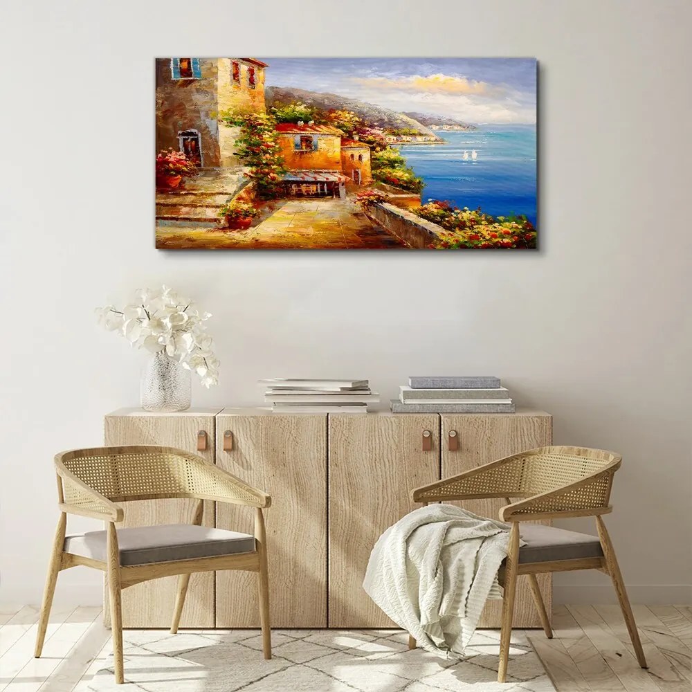 Tablou canvas Oraș Coasta Mării Flori