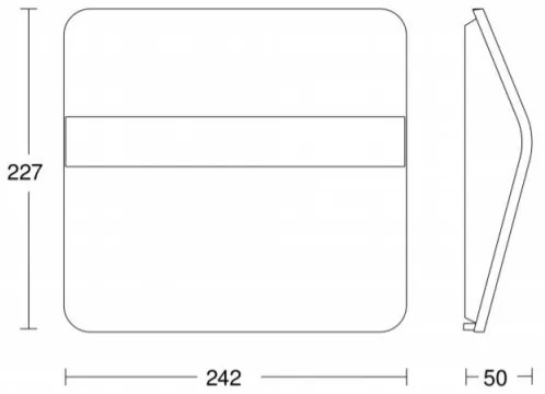 Număr de casă LED solar STEINEL 035730 XSolar LH-N LED/0,03W IP44