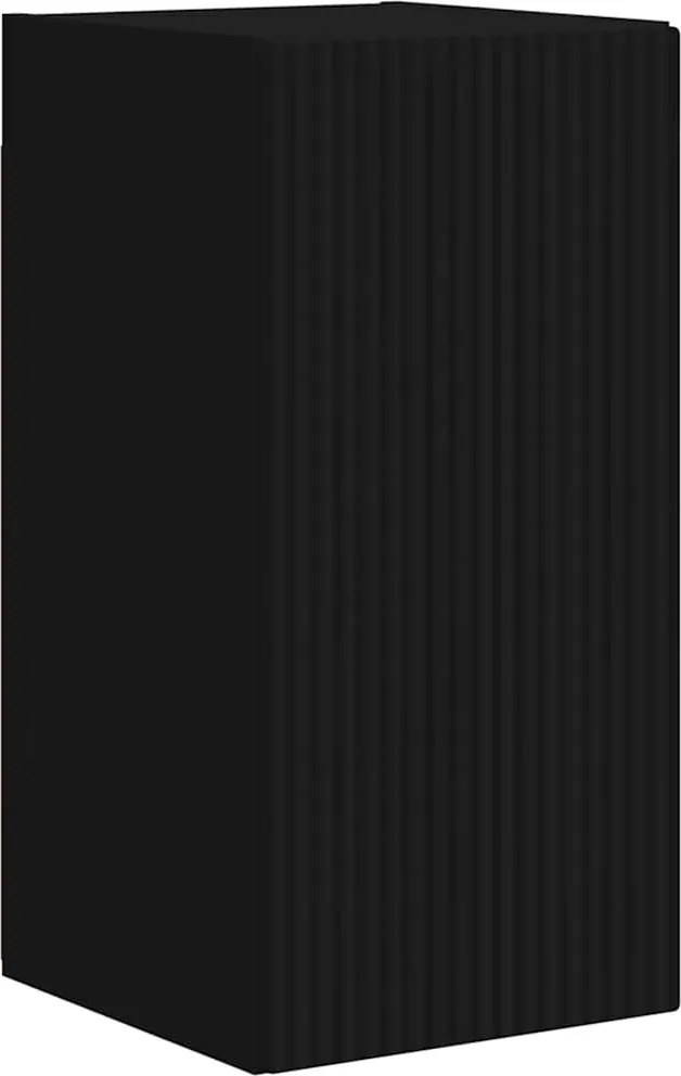 vidaXL Dulap TV de perete Negru 30 x 31 x 60 cm Lemn compozit