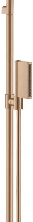 Set dus red gold periat cu bara, para dus cu 2 functii si furtun Hansgrohe Axor One Red gold periat