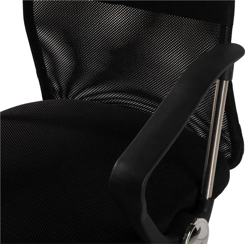 Scaun de birou negru tapițat Arco – Bonami Essentials