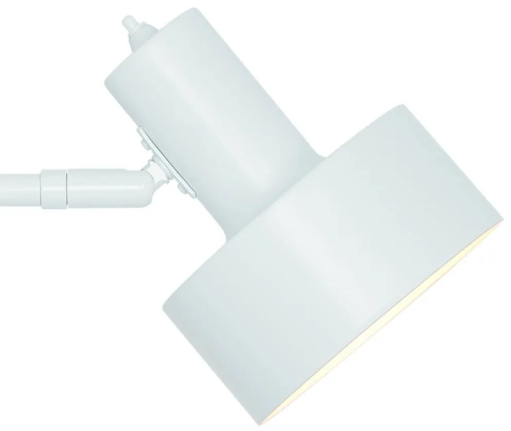 Aplica cu spot directionabil design nordic Matis alb