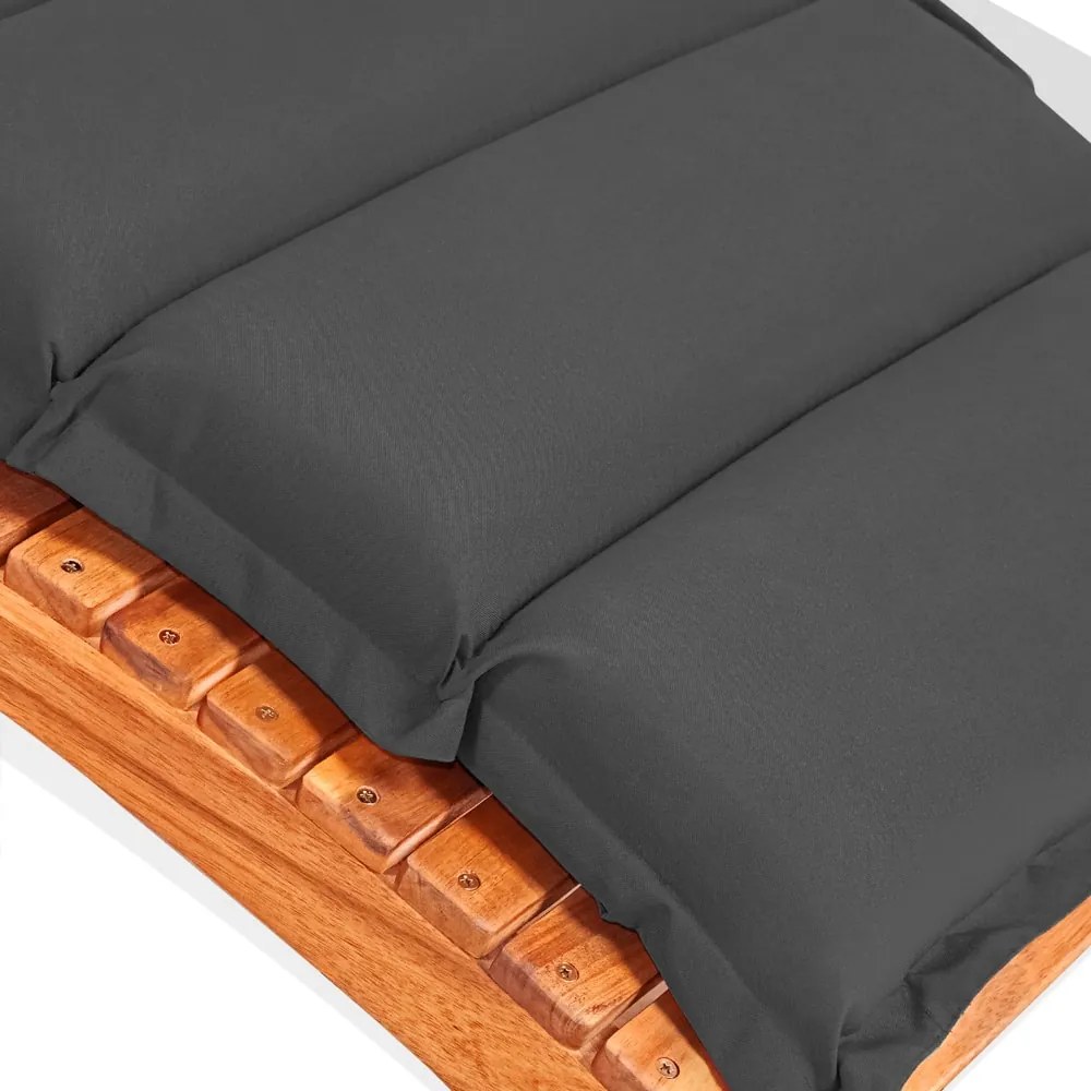 Deuba Perna de lounge 183x56x7cm - antracit
