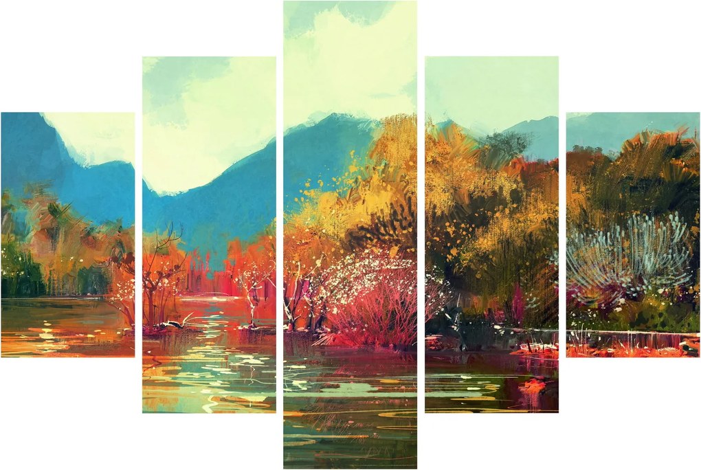 Tablou - Culorile toamnei (150x105 cm)