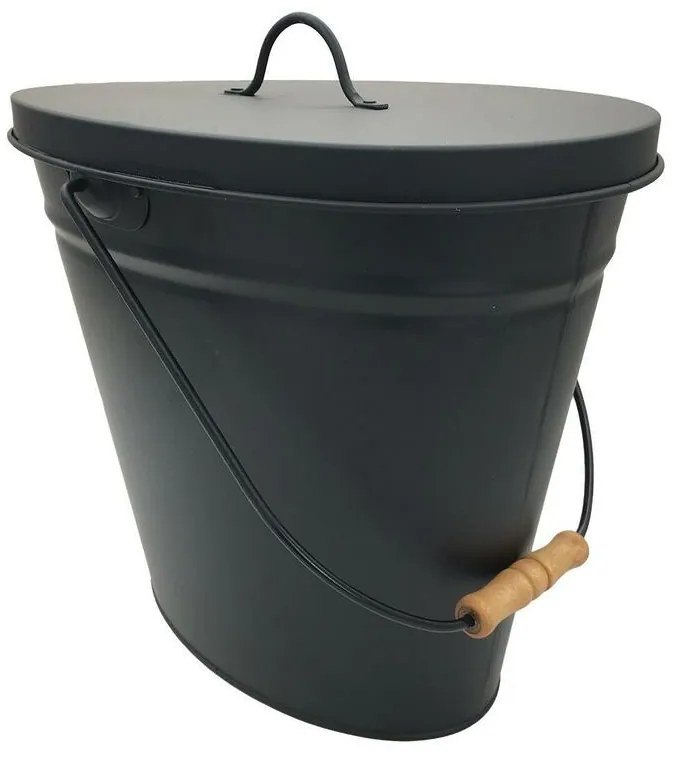 Recipient pentru cenușă 20 l, negru