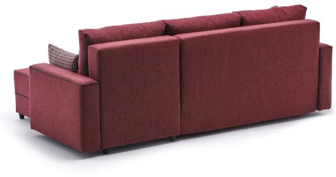 Coltar Extensibil pe Dreapta, Cadru Lemn de Brad, Ece, Bordo