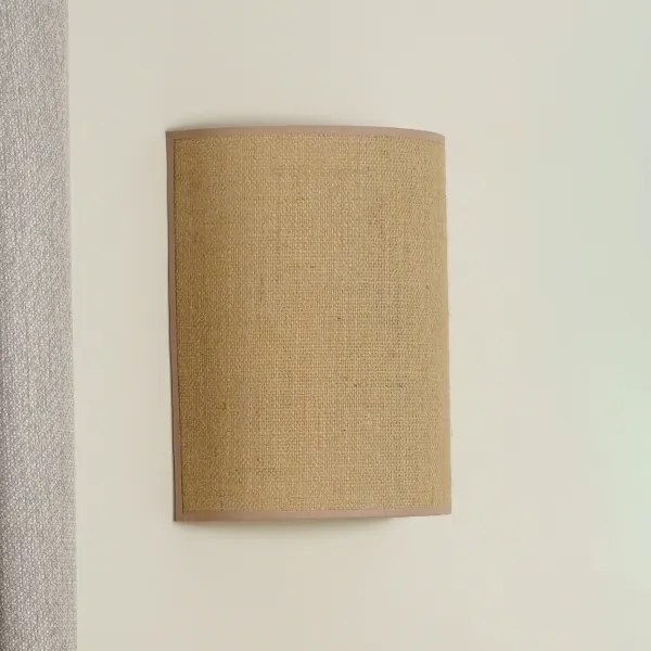 Aplică Duolla YUTE 1xE27/15W/230V d. 20 cm maro