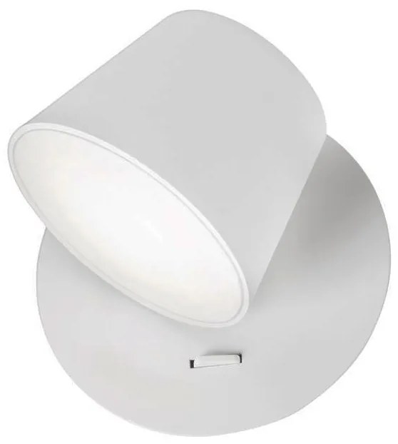 Aplica perete LED directionabila design modern Amadeo alba NVL-8223601